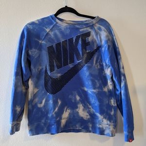 BLEACH DYED NIKE SWEATER